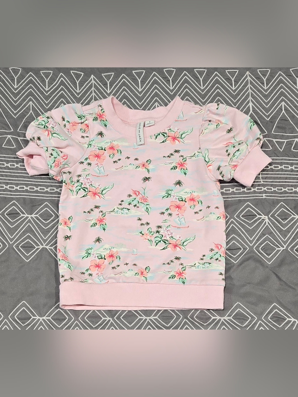 Janie And Jack Floral Sweatshirt Size 3